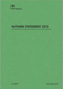 Autumn Statement 2013 front cover